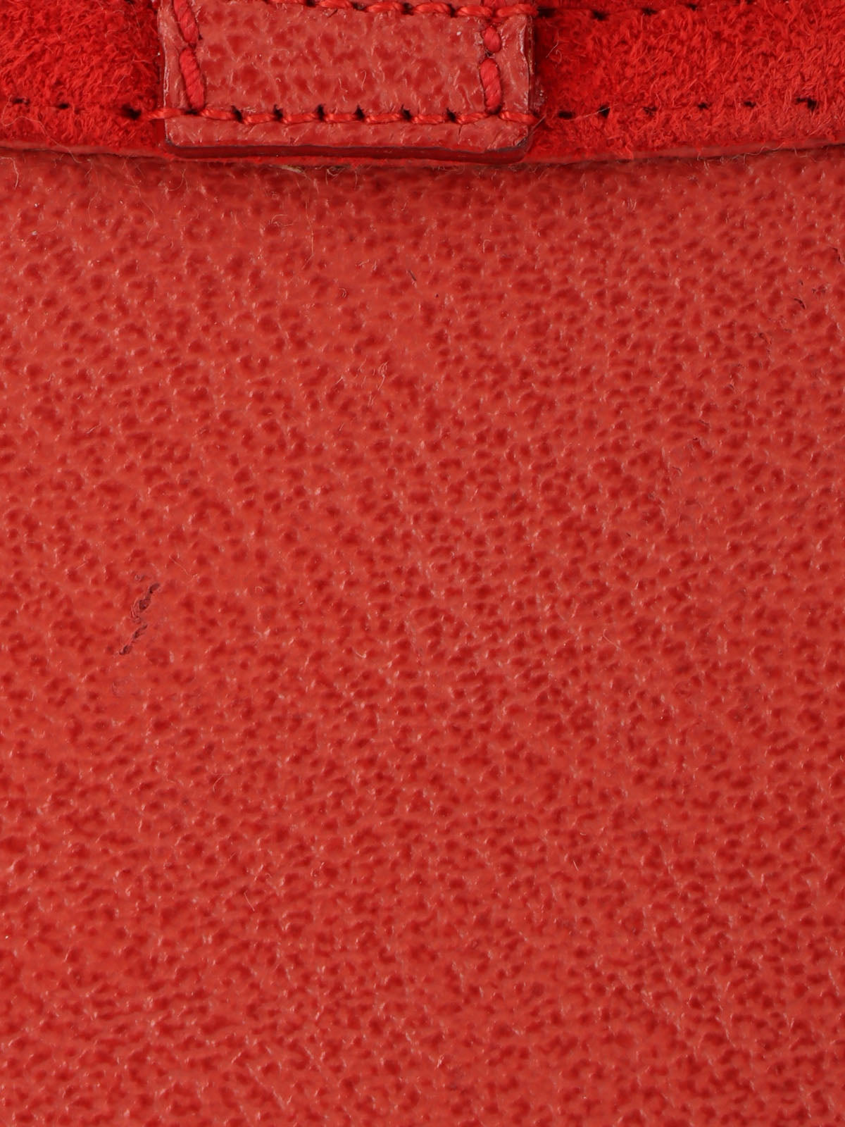 スエードバンブーバックパックミニ レッド