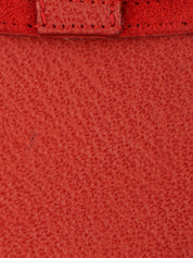 スエードバンブーバックパックミニ レッド