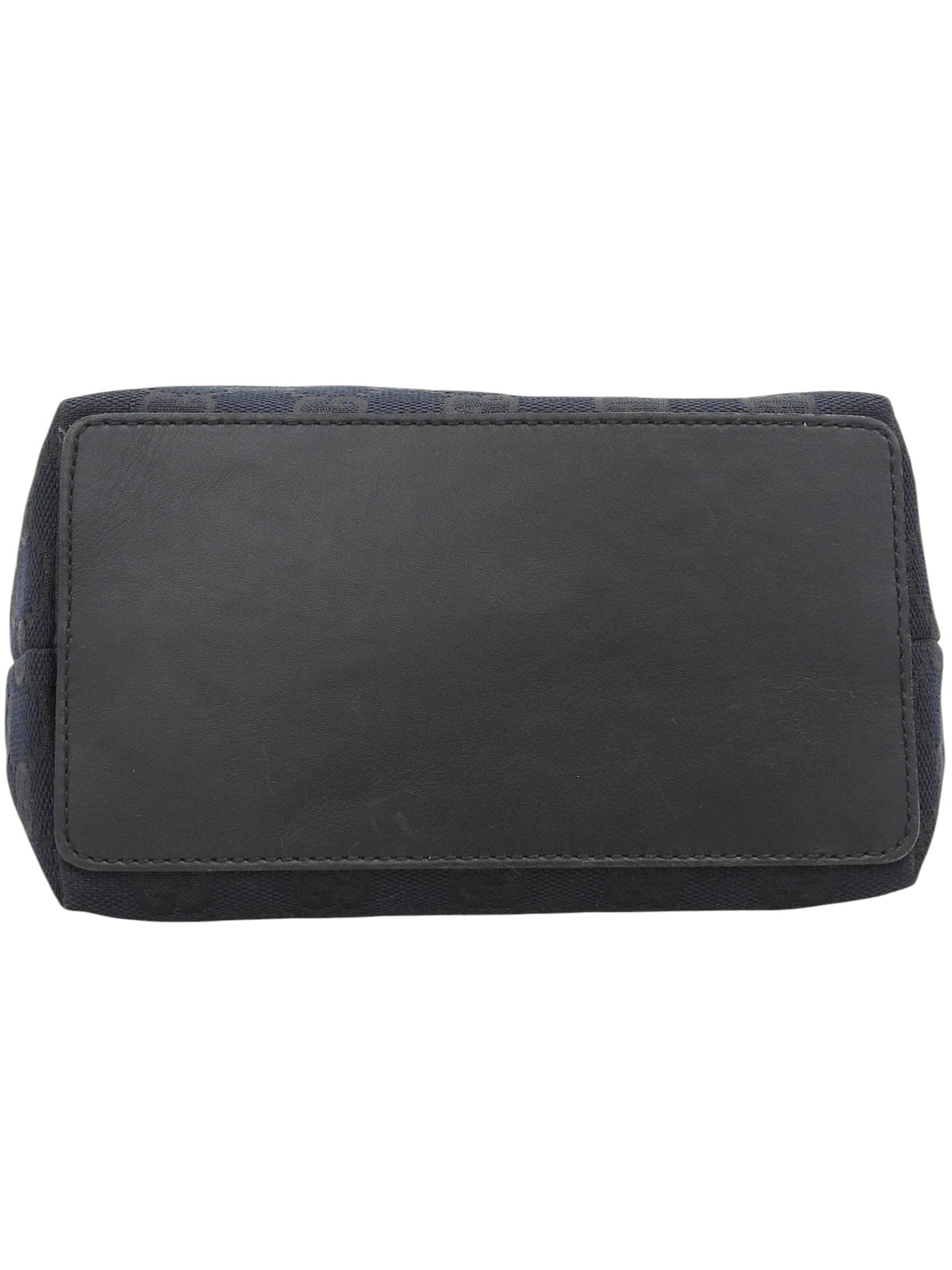 黑色帆布 GG 图案手提包