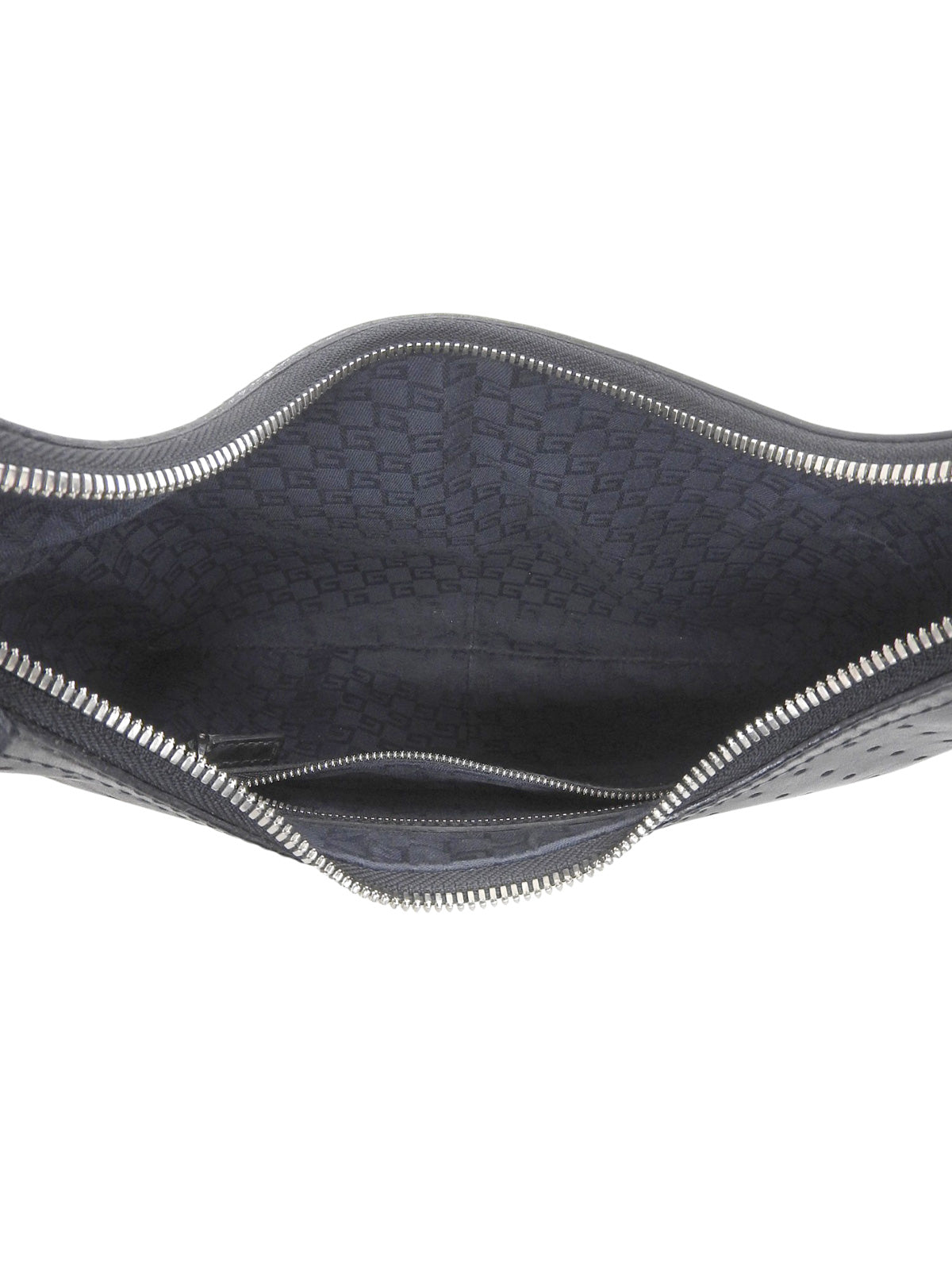 インターロッキングGプレートパンチングワンショルダーバッグ ブラック