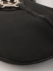 インターロッキングワンショルダーバッグ ブラック