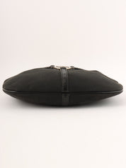 インターロッキングワンショルダーバッグ ブラック