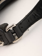 インターロッキングワンショルダーバッグ ブラック