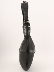 インターロッキングワンショルダーバッグ ブラック