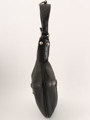 Interlocking One Shoulder Bag Black