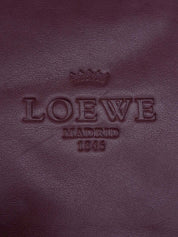 ロゴエンボスショルダーバッグ ボルドー