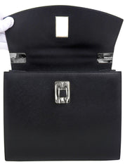 Gancini Plate 2-Way Bag Black
