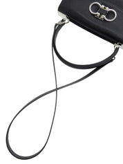Gancini Plate 2-Way Bag Black