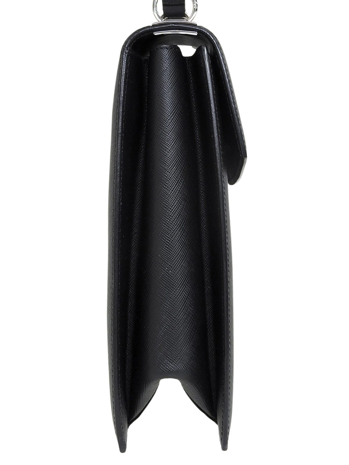 Gancini Plate 2-Way Bag Black