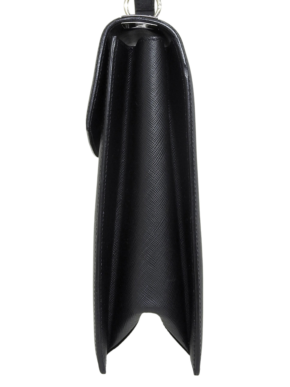 Gancini Plate 2-Way Bag Black