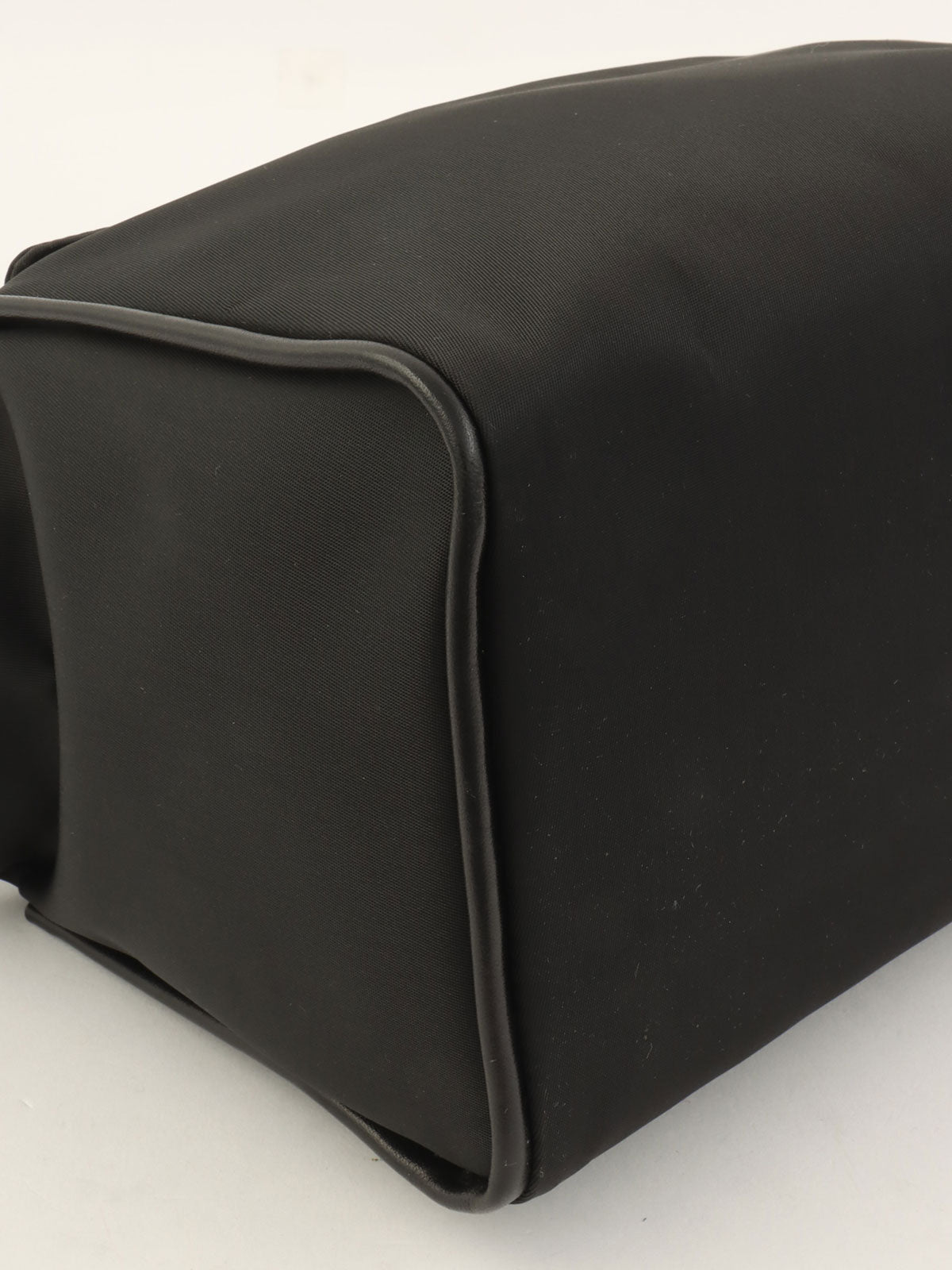 Logo Plate Handbag Black