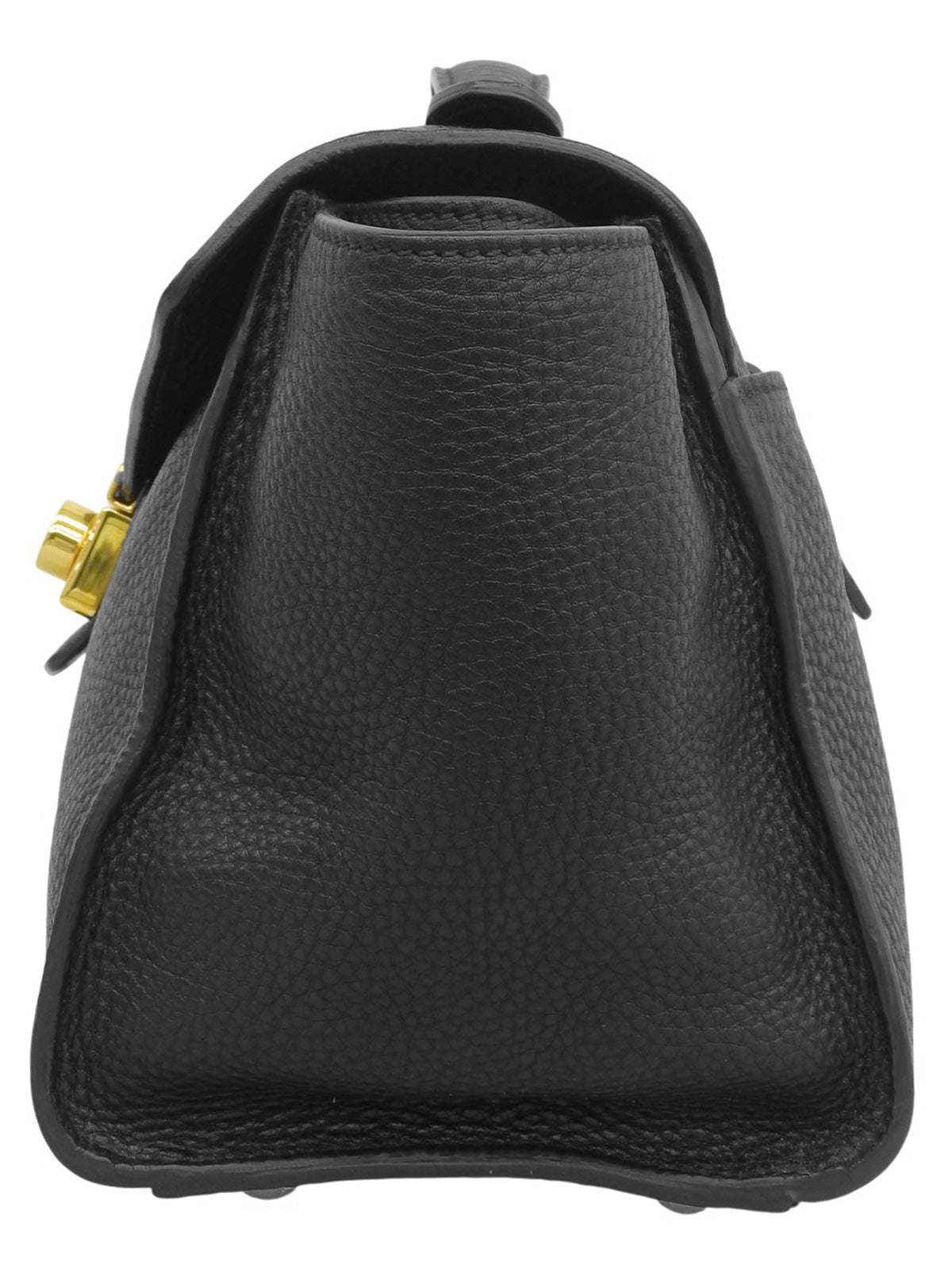 Vitello Dino Logo Plate 2-Way Bag 黑色