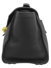 Vitello Dino Logo Plate 2-Way Bag 黑色