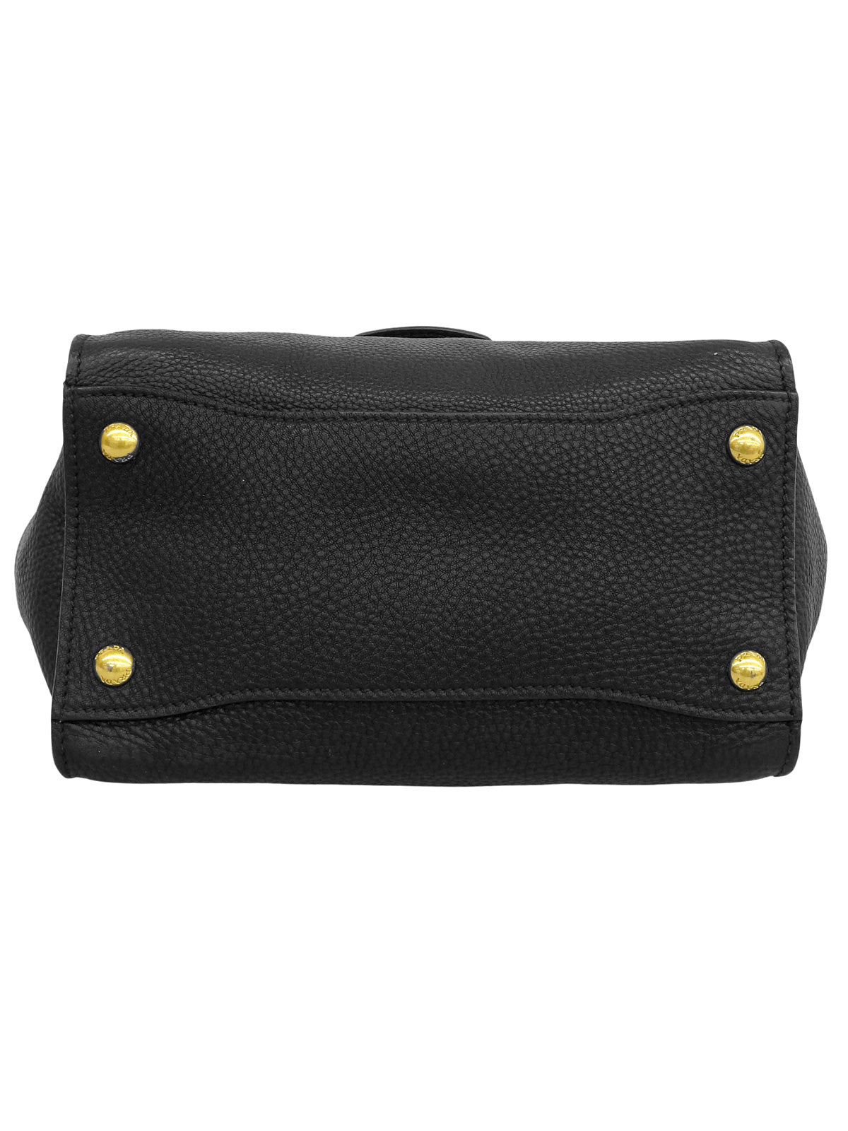 Vitello Dino Logo Plate 2-Way Bag 黑色