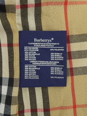 Nova Check Lining Bal Collar Coat in Beige
