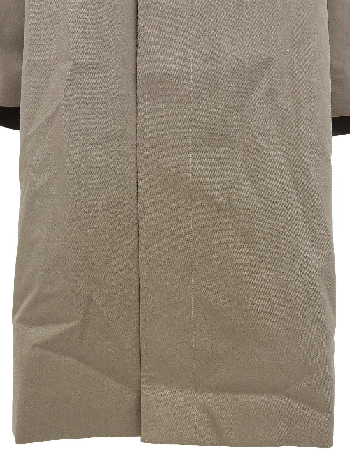 Nova Check Lining Bal Collar Coat in Beige