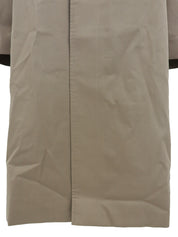 Nova Check Lining Bal Collar Coat in Beige