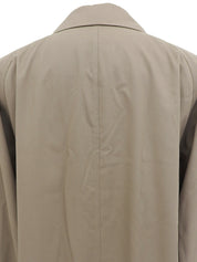 Nova Check Lining Bal Collar Coat in Beige