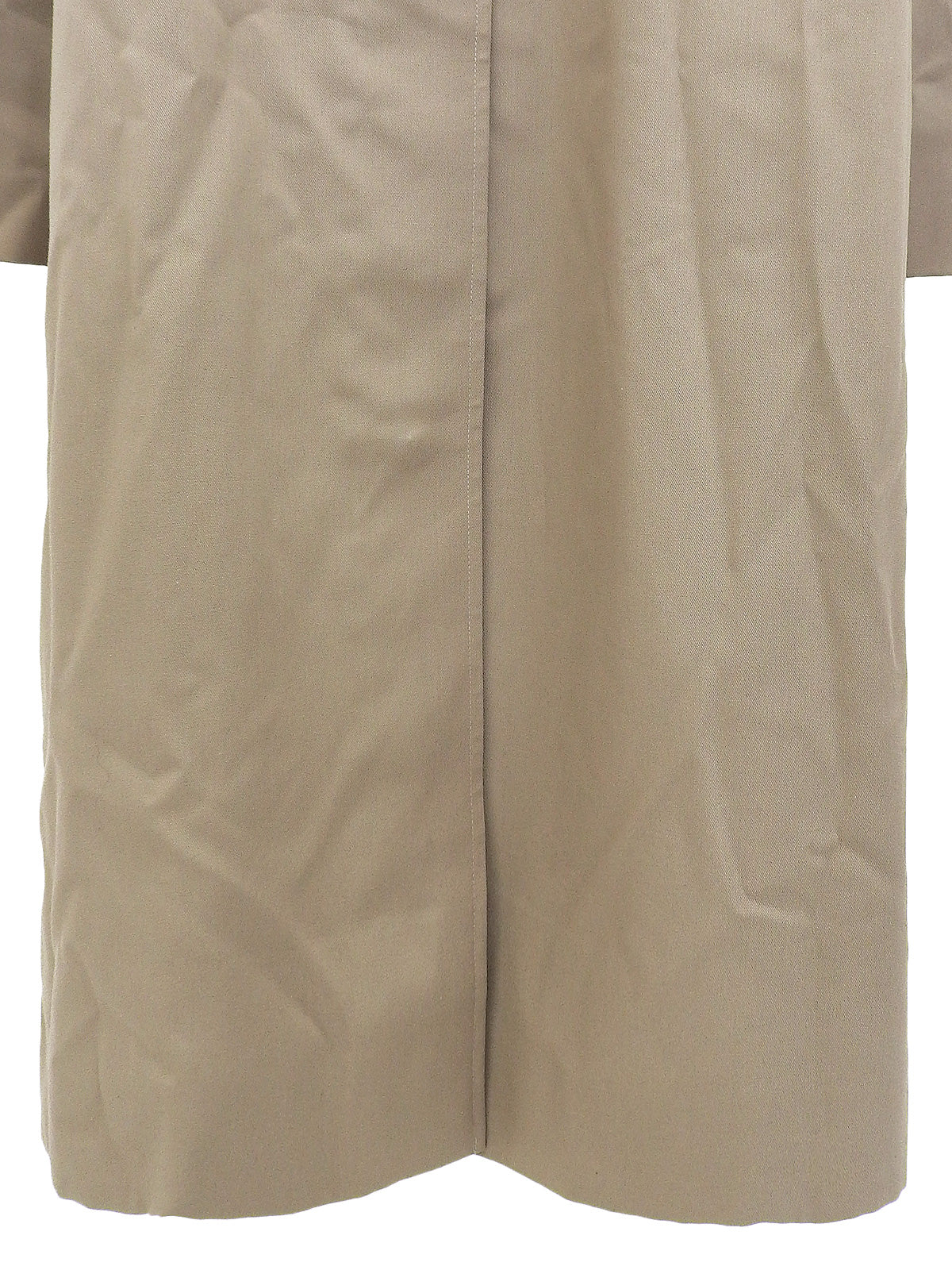 Nova Check Lining Bal Collar Coat in Beige
