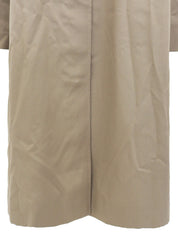 Nova Check Lining Bal Collar Coat in Beige