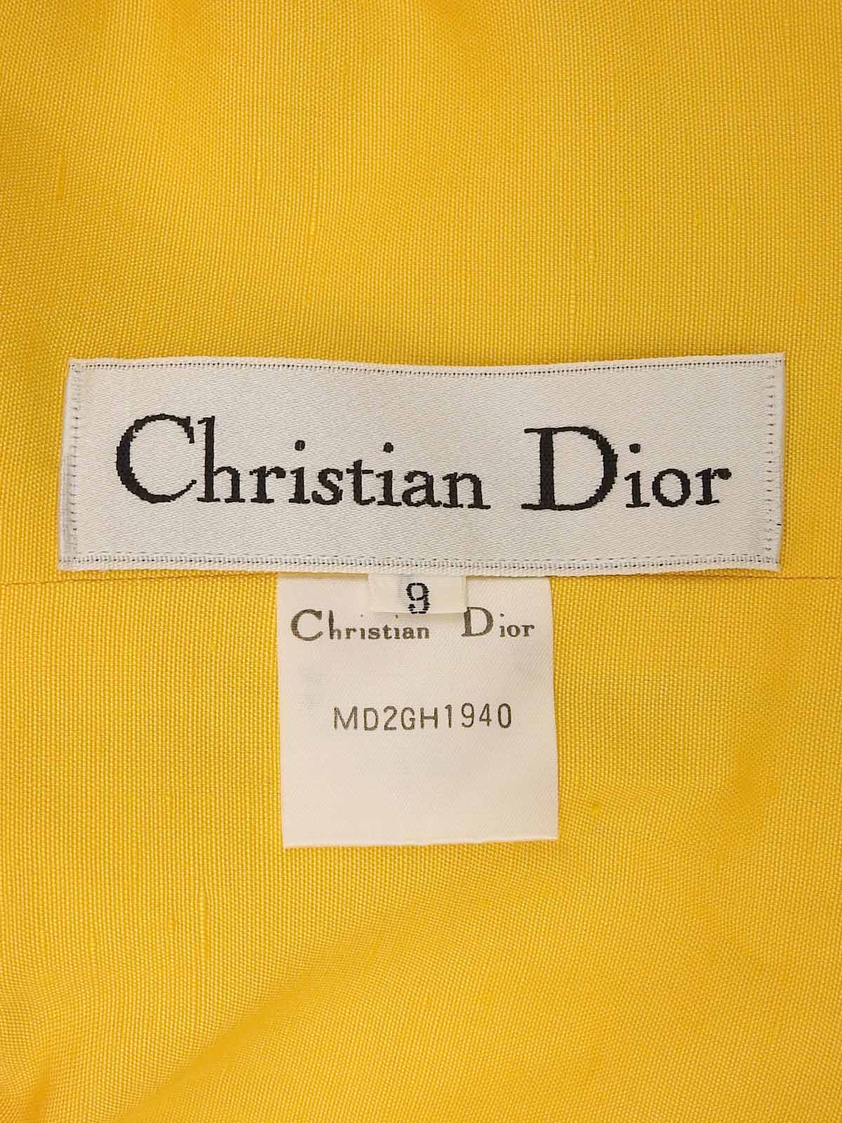 ロゴボタンジャケット イエロー