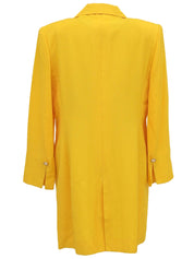 ロゴボタンジャケット イエロー