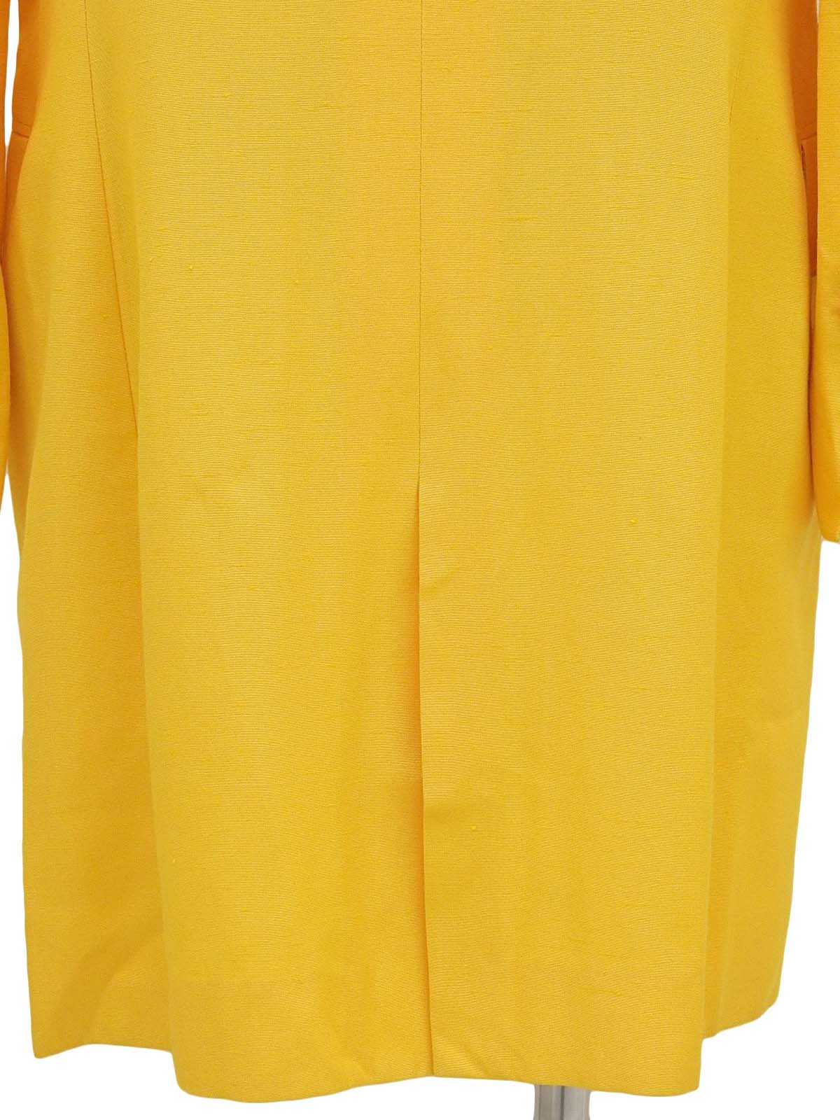 ロゴボタンジャケット イエロー