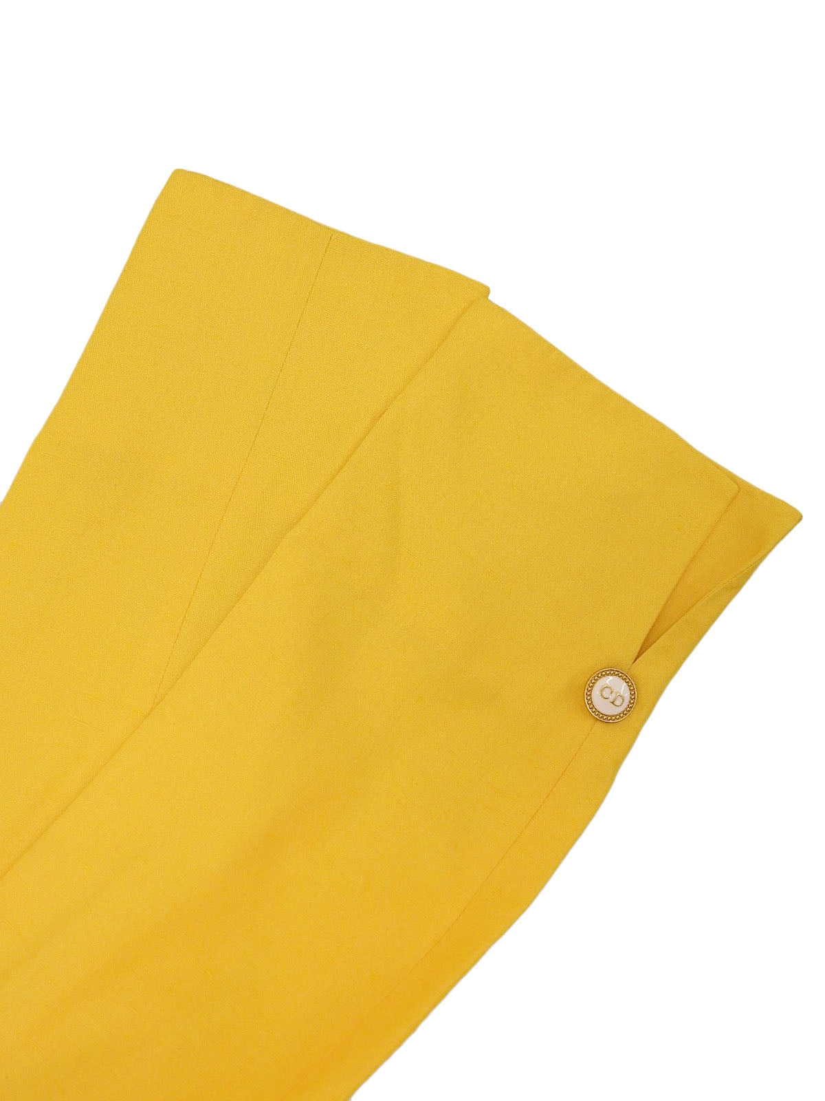 ロゴボタンジャケット イエロー