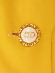 ロゴボタンジャケット イエロー