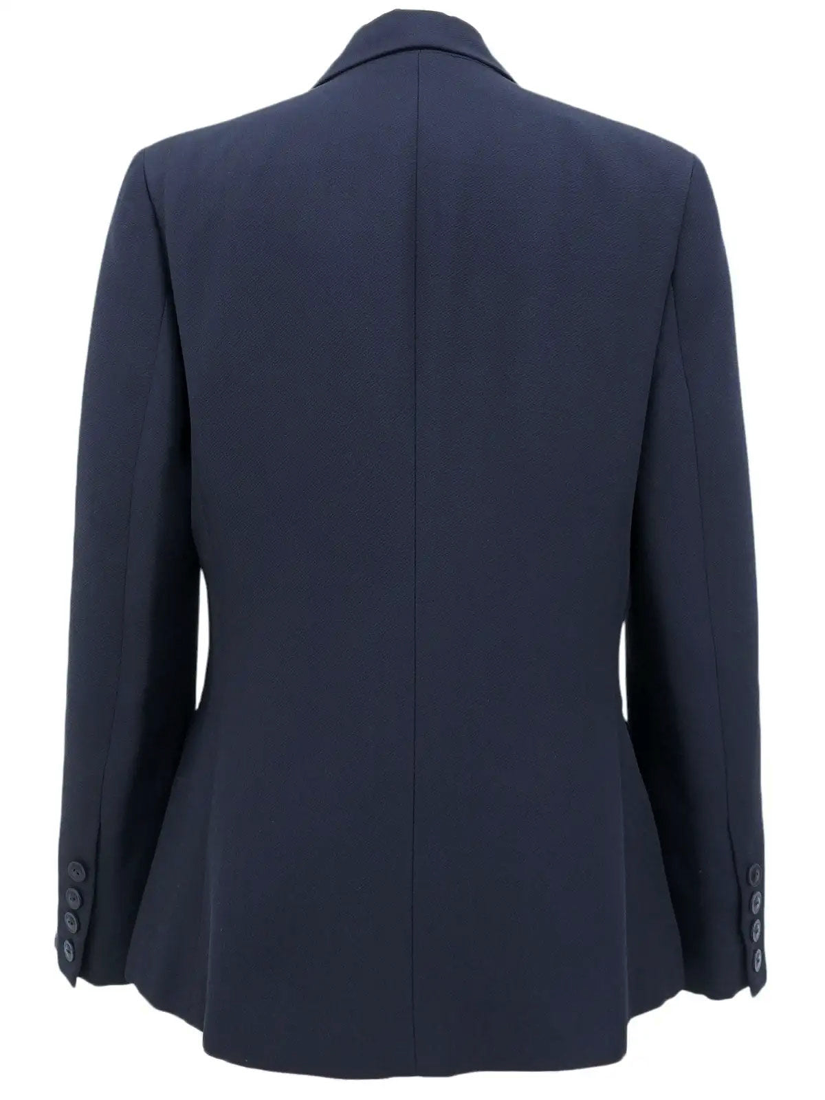 Navy Logo Button Tailored Jacket