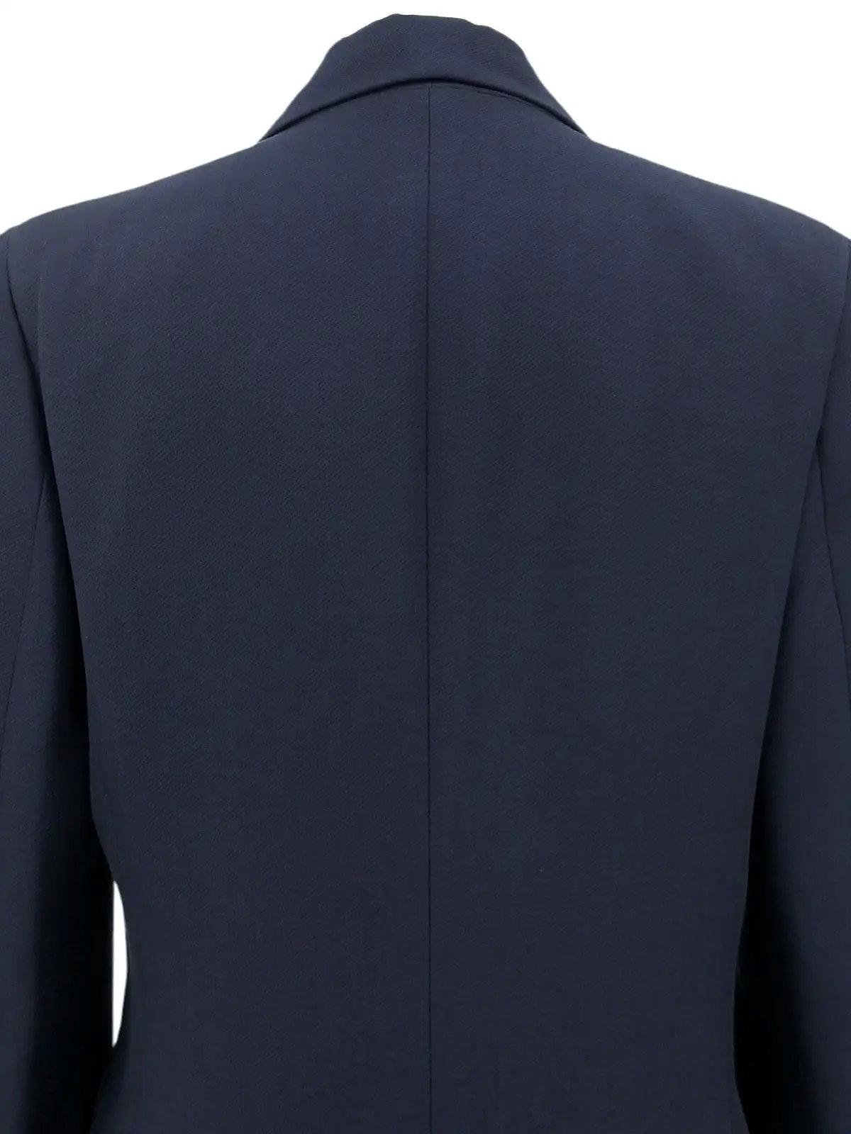 Navy Logo Button Tailored Jacket