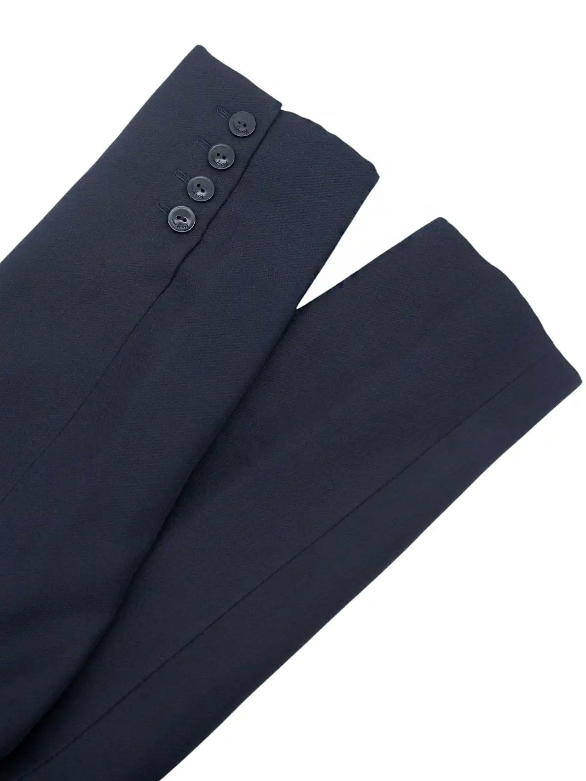 Navy Logo Button Tailored Jacket