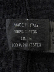 サイドロゴノースリーブトップス ブラック