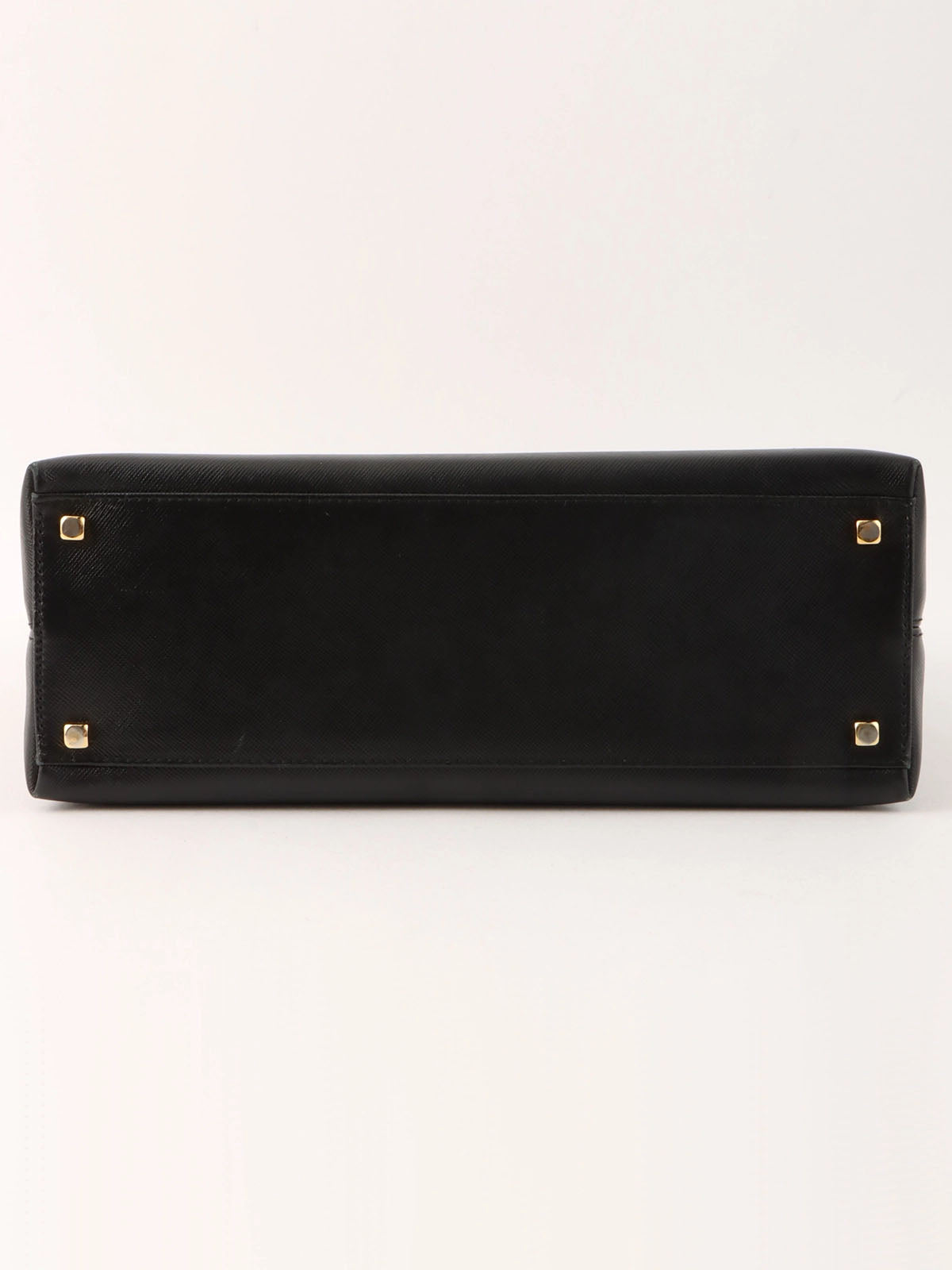 ガンチーニプレート2wayバッグ ブラック