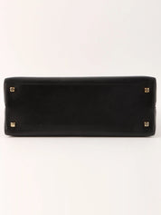 ガンチーニプレート2wayバッグ ブラック