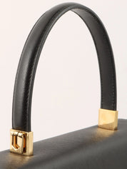 Gancini Plate 2-Way Bag Black