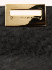 ガンチーニプレート2wayバッグ ブラック