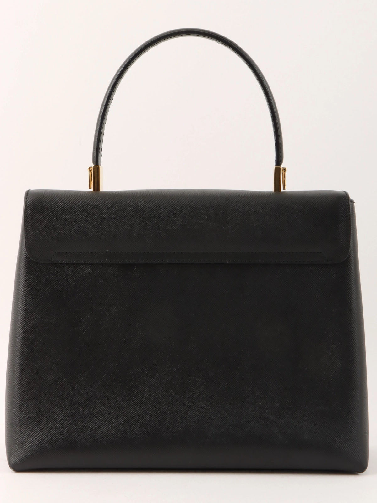 ガンチーニプレート2wayバッグ ブラック