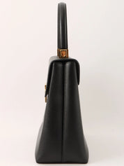 Gancini Plate 2-Way Bag Black