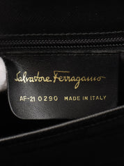 ガンチーニプレート2wayバッグ ブラック