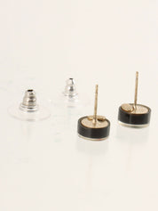 2006年製 ミニラウンドCCマークピアス ブラック/マルチ