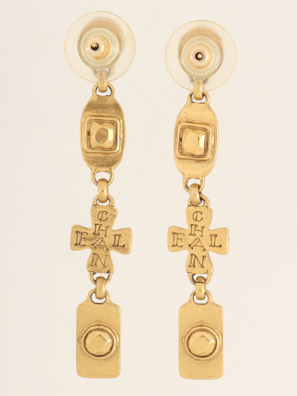 1999年製 CCマーククロススウィングピアス ゴールド