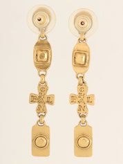 1999年製 CCマーククロススウィングピアス ゴールド