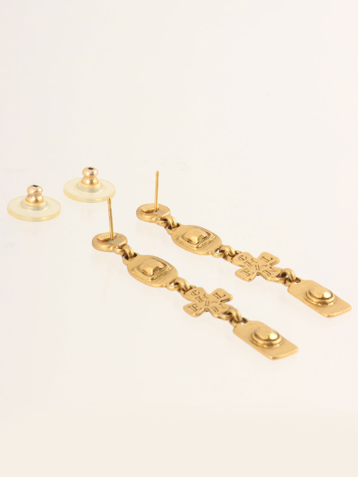 1999年製 CCマーククロススウィングピアス ゴールド