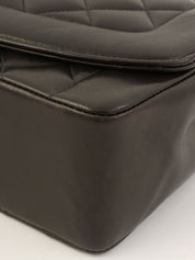 1992年頃製 ダイアナフラップチェーンバッグ25cm ブラック