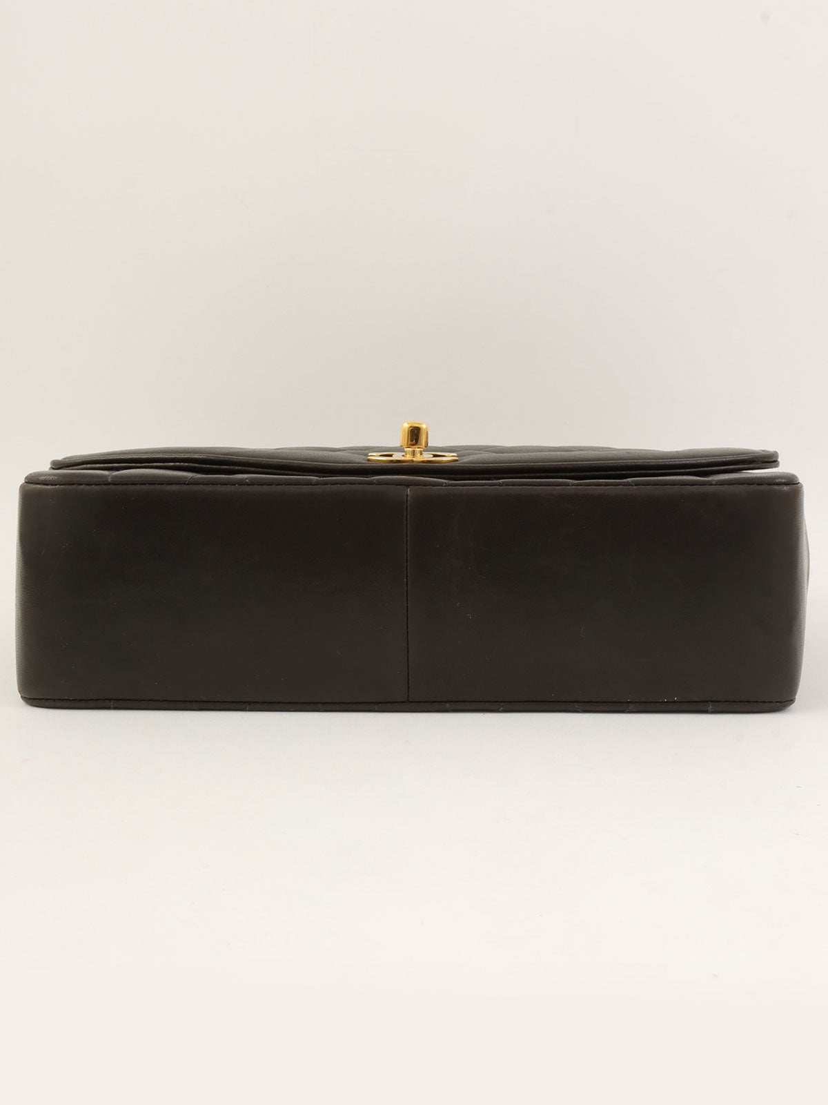 1992年戴安娜翻盖链条包，25厘米，黑色