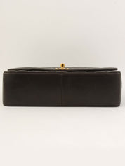 1992年頃製 ダイアナフラップチェーンバッグ25cm ブラック