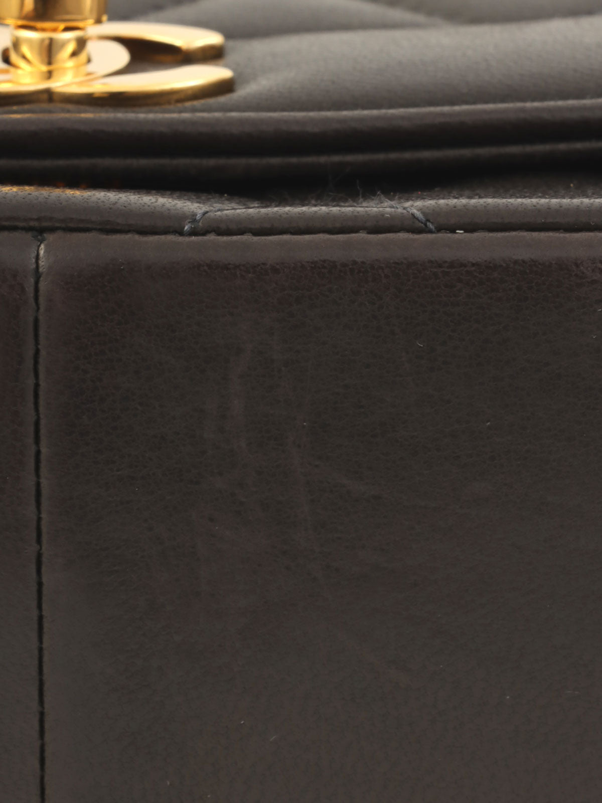 1992年頃製 ダイアナフラップチェーンバッグ25cm ブラック