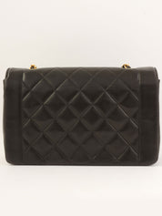 1992年頃製 ダイアナフラップチェーンバッグ25cm ブラック