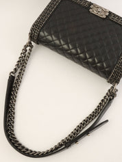 2014 Boy Chanel Chain Shoulder Bag in Black